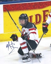 Meghan Agosta Signed 8x10 Photo Team Canada Women's Hockey Autographed COA
