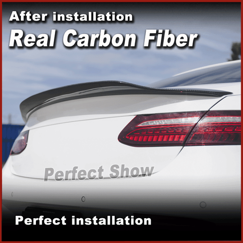 For Benz C238 E400 E450 Coupe 2017-2019 REAL CARBON Rear Trunk Spoiler Boot Wing - Picture 5 of 13