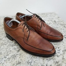 Hanover Oxford 11 C/A Leather Brown Lace Up Vintage Made In USA