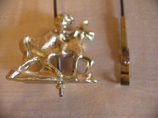 Schöner Reiterpendel  Zaanse Clock Pendulum Schippertje Frisenuhr mit Haken