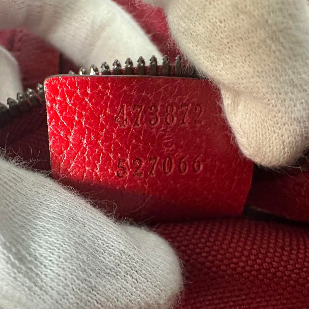 GUCCI Drawstring Backpack Knapsack Handbag Bag St… - image 19