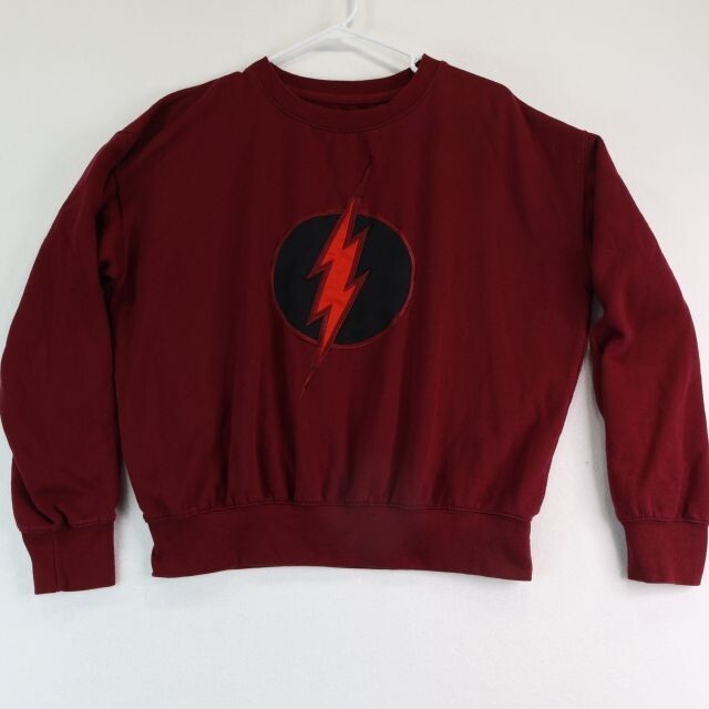 Vintage Six Flags The Flash DC Comics Theme Park Sweatshirt Men's Size M