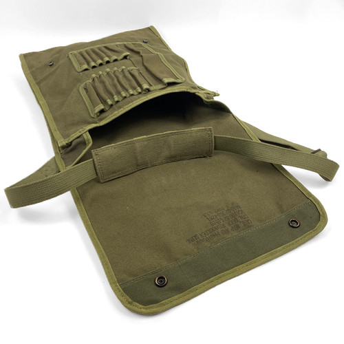 VTG US Military OD-7 Canvas Map & Photograph Satchel 1982 w/Strap. Not Issued