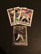 2026 Bowman Baseball - Los Angeles Dodgers - 4 Card lot