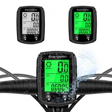 Bike Computer and Bicycle Odometer Wired MPH KM/H Bike Speedometer with Autom...