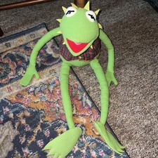 Kermit the Frog,Jim Henson,The Muppets,Christmas,Plush,Macy s,1991,Vintage,Lmtd