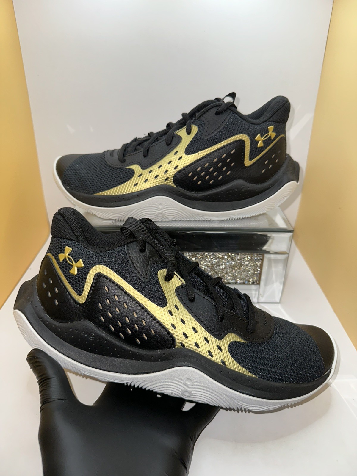 Under Armour Jet 23 Black UK Size 6 / EU 40 RRP £70 3026635-002 image 6
