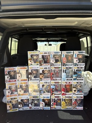 Funko Pop! Vinyl Lot of 26 Figures New In Boxes Marvel DC Comics Star Wars More