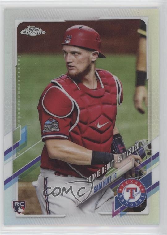 2021 Topps Chrome Update Target Debut Refractor 54/250 Sam Huff Rookie RC 0w7