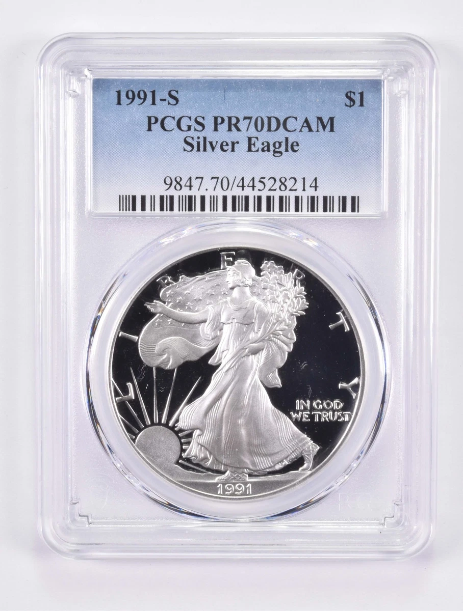 1991レインボートーンシルバーアメリカンイーグル 1991 1 oz American