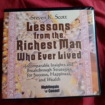 Steven K. Scott: Lessons from the Richest Man Who Ever Lived - 10 CD SET - NEW