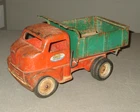 1953- TONKA MOUND METALCRAFT CABOVER DUMP TRUCK NO.180- ORG- PRESSED STEEL TOY