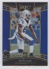 2018 Panini Select Concourse Blue Prizm 26/175 Deon Cain #6 n1u