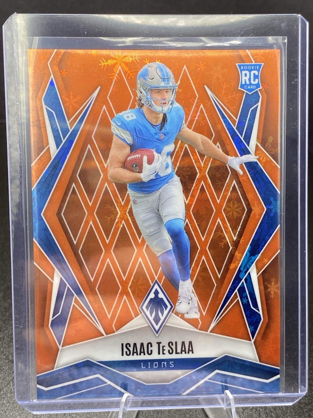 2025 Panini Phoenix - Winter Edition Rookies Isaac Teslaa #189 Orange /99 (RC)