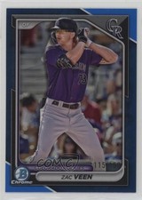 2024 Bowman Draft Chrome Blue Refractor 115/150 Zac Veen #BDC-61 1i7n