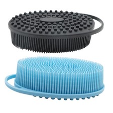2Pack Silicone Body Scrubber - Multifunctional Body Bath Back Brush, Back Scrubb