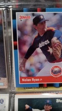 1988 Donruss #61 Nolan Ryan Solid Blue Corner Houston Astros Base Set