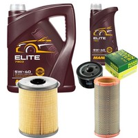 Motor-ÖL 6L Mannol Elite 5W-40+MANN-FILTER FüR Renault Megane I BA0/1_ 1.9 Dt