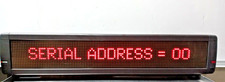 Alpha 4120C Programmable LED Display Message Board (3 Colors/2 Lines) /Works