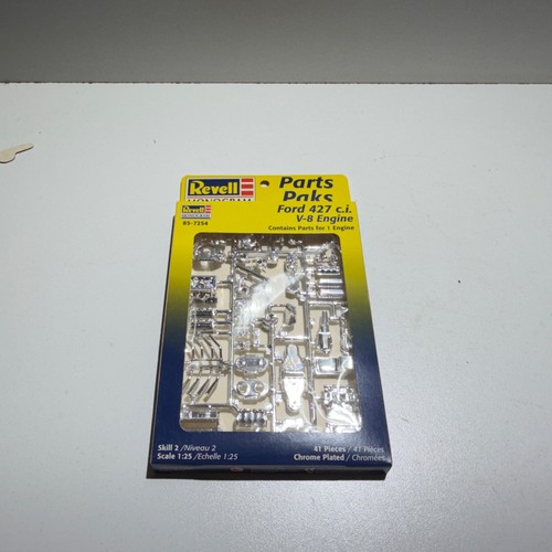Revell Monogram #85-7254 1:25 Scale Ford 427 V-8 Engine Parts Paks Kit Boxed (3)