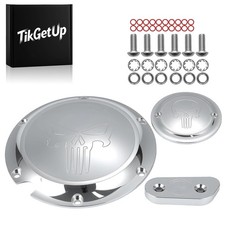 Cubiertas de embrague calavera y puntos temporizador Derby para Harley Sportster XL 2004+