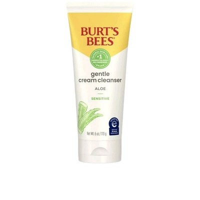 Burt's Bees Face Cleanser, Facial Wash for Sensitive Skin, Natural Skin Care 6oz