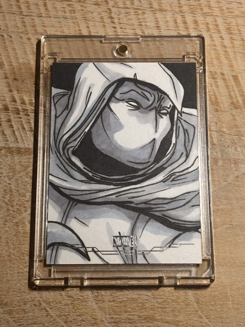 Topps Chrome 2025 Moon Knight Marvel Studios 1/1 Sketch Nick Gribbon - NM