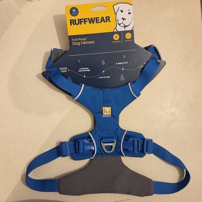 Ruffwear Front Range Dog Harness Medium Blue Pool NWT