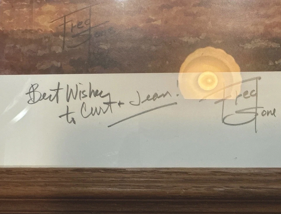 Fred Stone - THE DUEL Hand Signed By Fred Stone & Jockey Steven Cauthen - MINT - Image 3 of 4