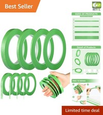 Professional Quality Green Masking Tape, 52 Yds, Ideal for Automotive Projects