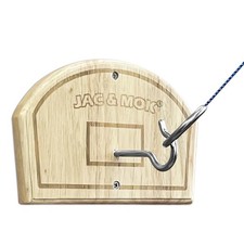 Deluxe Hook and Ring Toss Game, Outdoor Indoor Toss Game Set, Throwing Toys for