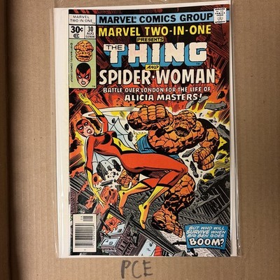 Marvel Two In One 30 The Thing & 2nd Appearance Of Spider Woman