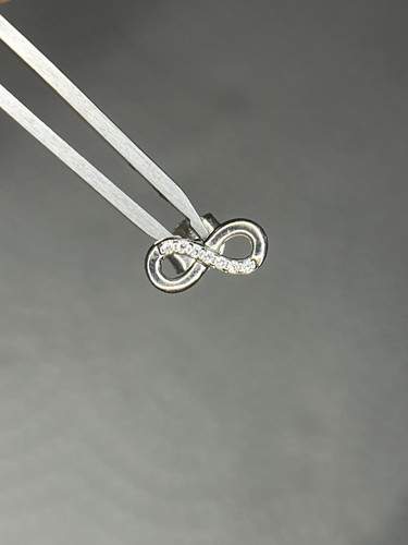 Infinity Sterling Silver Earring Studs