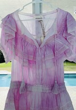 LoveShackFancy Liv Dress Pink Size M New NWT