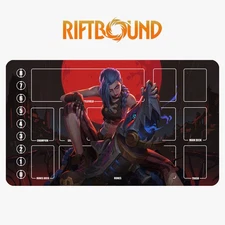 JinX Riftbound League of Legends Playmat+Bag Trading Card Game Mat Mousepad 25