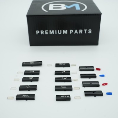 Klimabedienteil Reparatursatz 14 Tasten HVAC Knöpfe BMW E39 X5 E53 64116915812