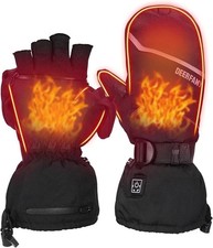 Heated Gloves MEDIUM Rechargeable Batteries 7...