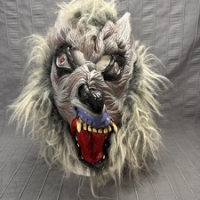 Mask Werewolf Rubber With Fur