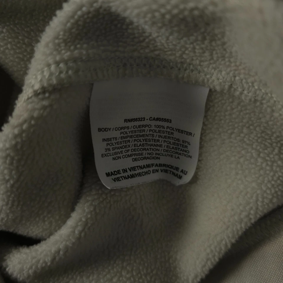 Nike Golf Pullover Mens Medium Beige Tour Performance Therma Fit 1/4 Zip Fleece - Image 4 of 4