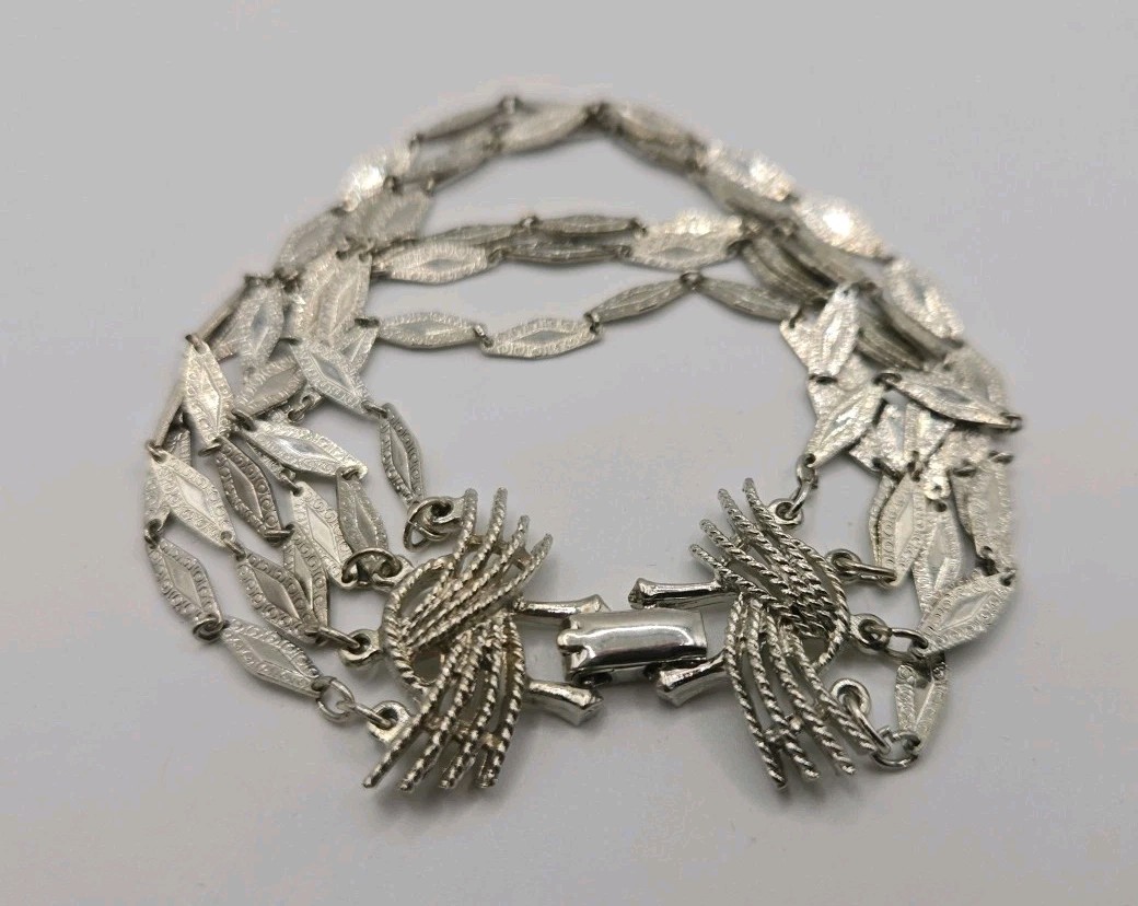 Bracelet Silverstone Multistrand Chain Sparkle Vt… - image 1