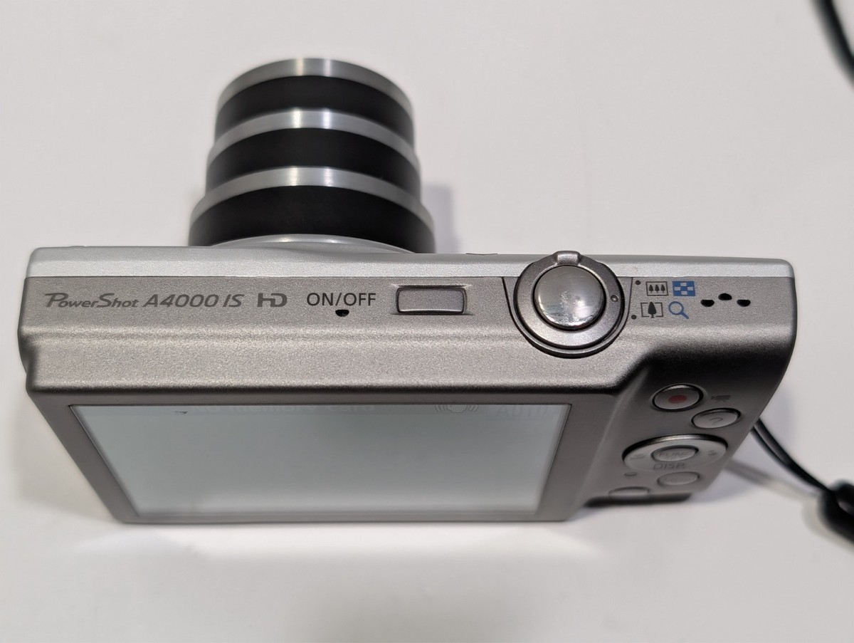 Canon PowerShot A4000 IS 16.0MP Digital Camera - Silver for
