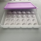 Tupperware Large Snack Stor with Egg Inserts for 18-NEW-Purple-BPA Free FastShip — photo 5