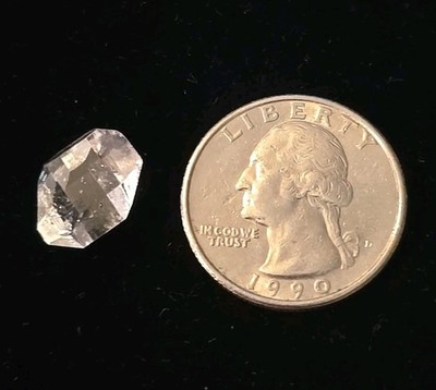 Herkimer Diamond Quartz Crystal Natural Point 1.18g Gem Quality USA New