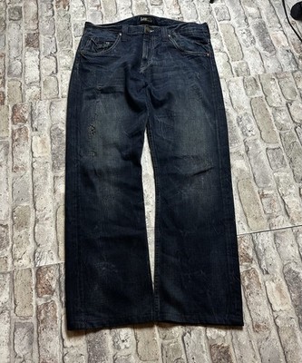 Lee Straight / Baggy Jeans Größe 34 Dunkelblau Vintage