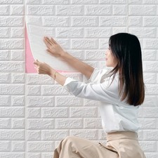 Sound Insulation 3D Wallpaper, Self-Adhesive Waterproof Anti-Fouling Cover UK