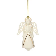 Ornaments, 2025 Angel of The Sea Christmas Ornament, Ivory Porcelain, 24K Gol...