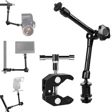 11" Articulating Magic Arm  Super Clamp Crab for DSLR Camera LCD Monitor Light