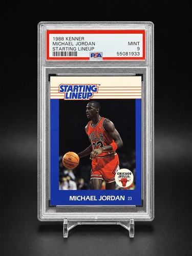 1988 Kenner Starting Lineup Michael Jordan Chicago Bulls PSA 9 MINT