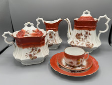 Altes Porzellan Service - Moccaservise Mocca - gold - aus Nachlass - TOP