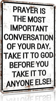 Christian God Gifts for Men Women Prayer Is the Most Important Conversation of Y